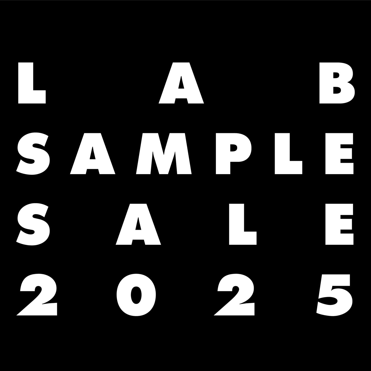 LAB SAMPLE SALE 2025